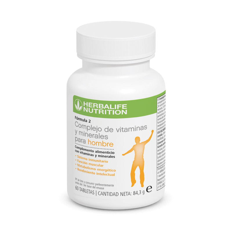 Fórmula 2 Complejo de vitaminas y minerales para hombre (60 tabletas)