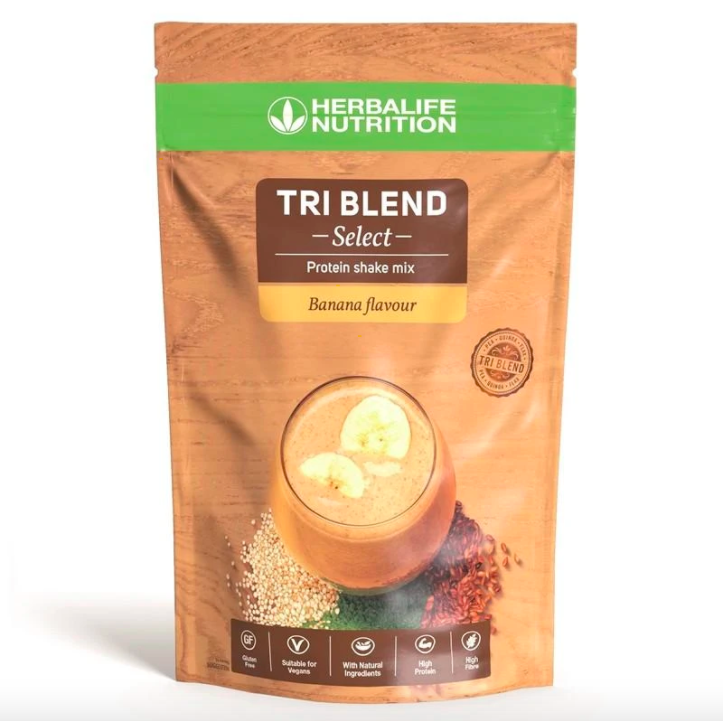 Tri Blend Select - Mezcla para Batido de Proteínas Plátano (600 g)